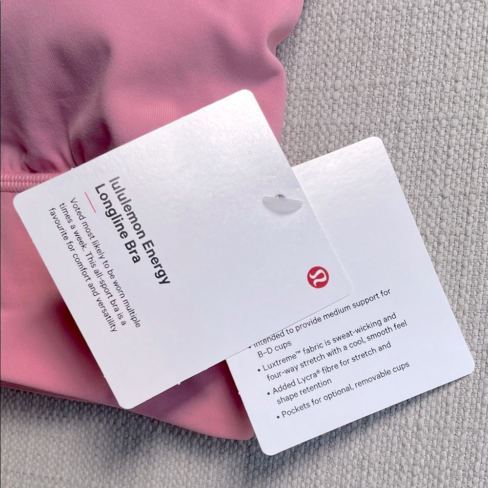 NWT lululemon Energy Bra *Medium Support - PDRP size 6